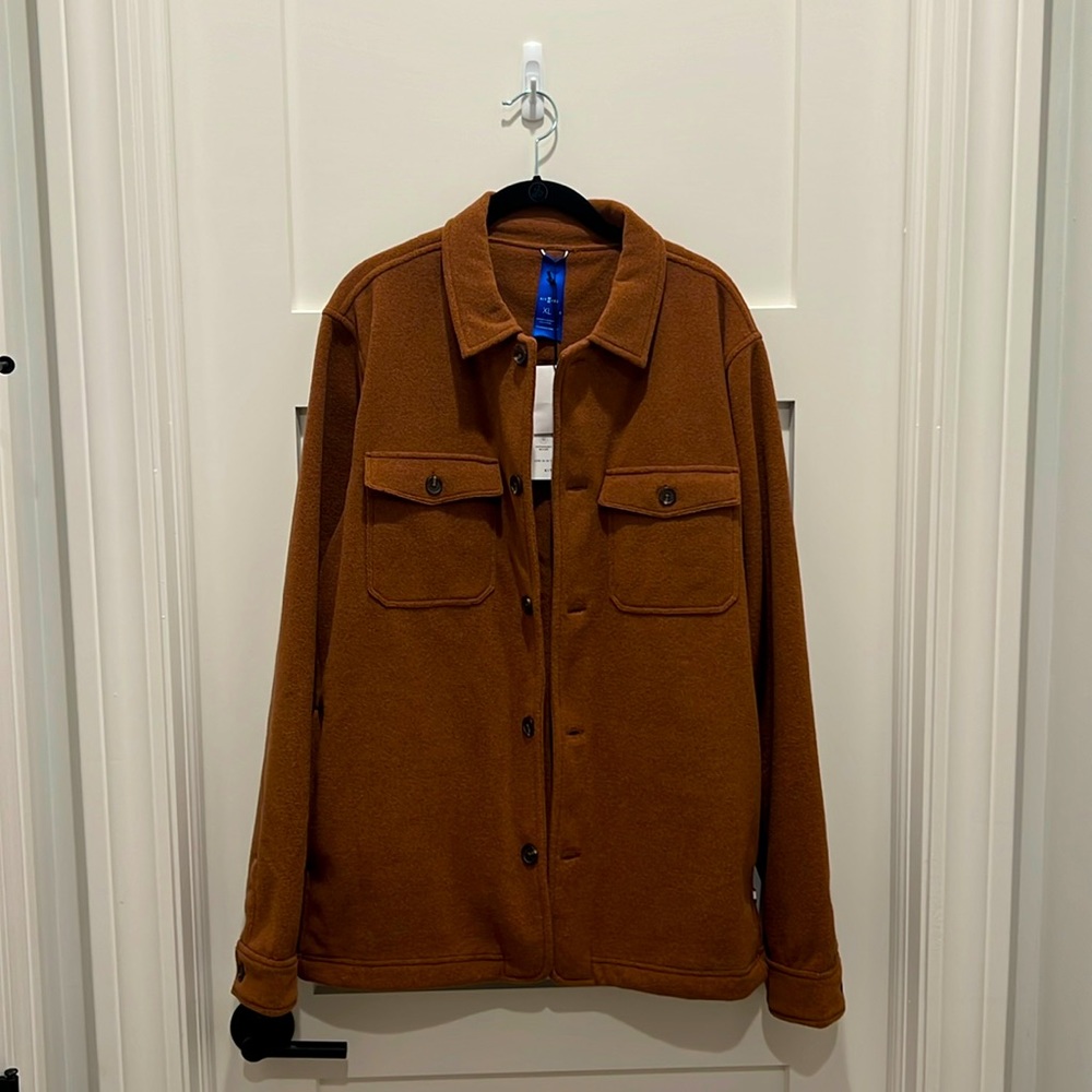 Kit & Ace Men’s Fleece Button Down Sweater